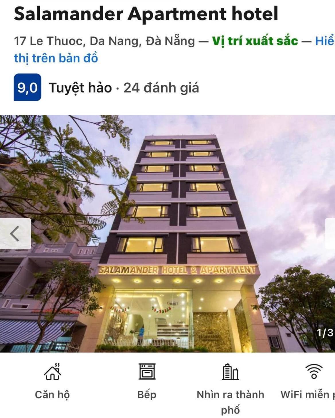 Salamander Apartment Hotel Da Nang Zewnętrze zdjęcie